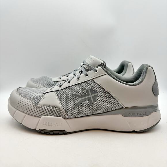 Kuru Mens Quantum 2 Walking Sneakers US 12 Wide EU 46 Grey Athletic EUC main image 7